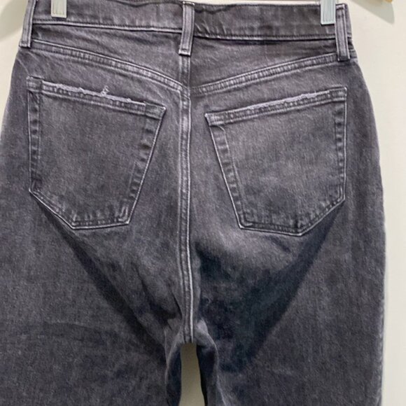 Abercrombie Dad Jean in black with criss crossed waist Size 28 - Picture 5 of 11